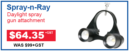 Spray-n-Ray daylight spray gun attachment Spray-n-Ray daylight spray gun attachment